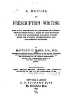 A Manual of prescription writing