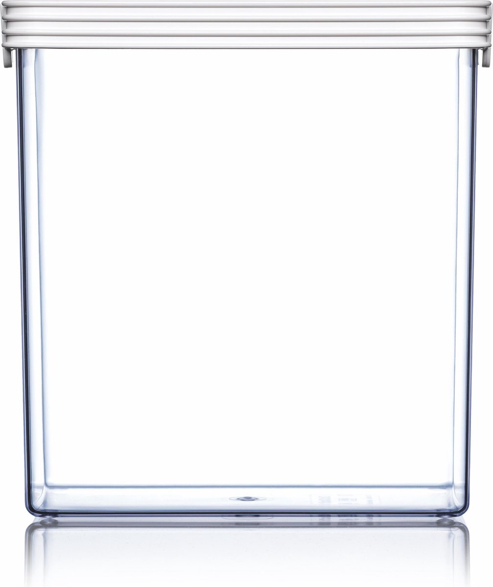 ClickClack Vershoudbox Basics Hoog - 4.3 Liter - Wit