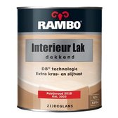 Rambo Interieur Lak Dekkend 0,75 liter - Robijnrood (RAL 3003)