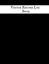 Visitor Record Log Book