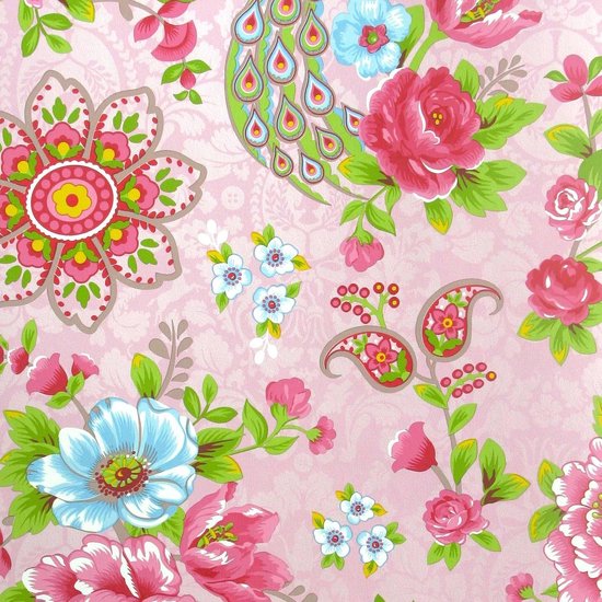 Verwonderlijk bol.com | Eijffinger PIP studio behang Flowers in the Mix licht roze YJ-99