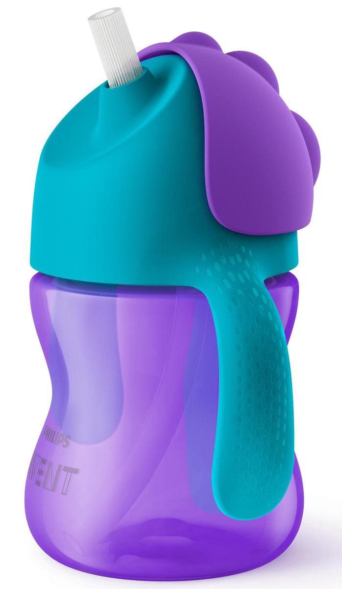 Philips Avent SCF796/02 Drinkbeker met rietje - 9m+ - 1 stuk - Paars/Blauw van Philips — afbeelding 3