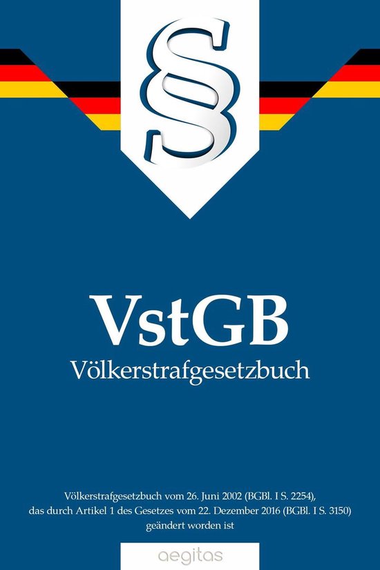Völkerstrafgesetzbuch (VStGB) - cover