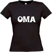 Oma T-Shirt maat L Dames zwart