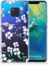 Huawei Mate 20 Pro Uniek TPU Hoesje Blossom White