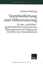 Vereinheitlichung Und Differenzierung