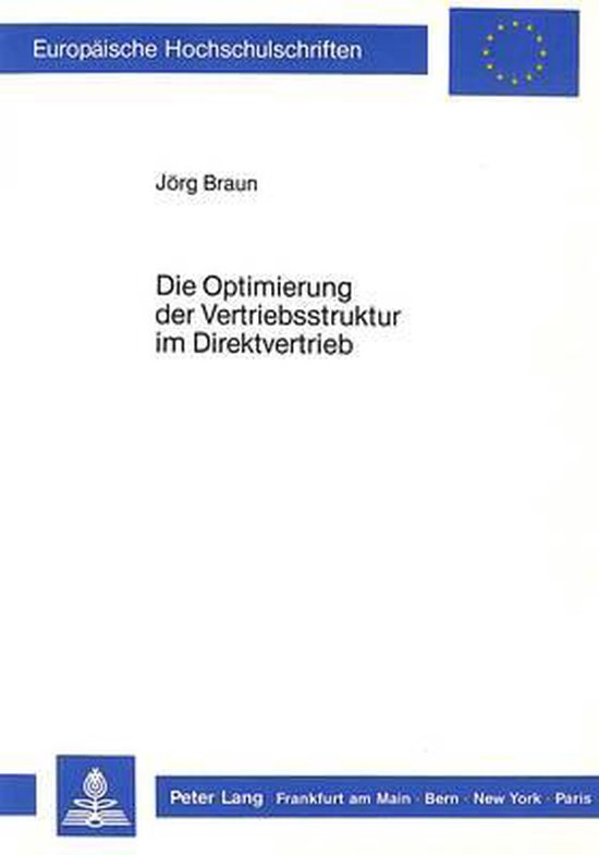 Die Optimierung Der Vertriebsstruktur Im Direktvertrieb - cover