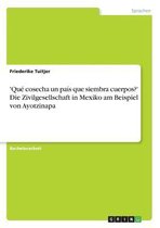 'Qué cosecha un país que siembra cuerpos?' Die Zivilgesellschaft in Mexiko am Beispiel von Ayotzinapa