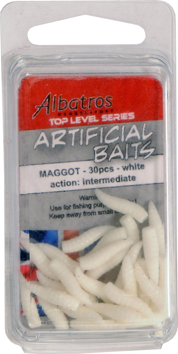 Albatros Top Level Artificial Maggot - Wit