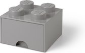 Tiroir de rangement en brique LEGO 4003, 2 x 2, gris