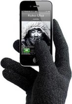Mujjo Touchscreen Gloves - Grijs - Acryl - S/M