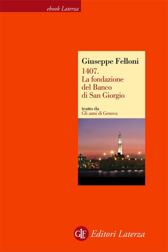 1407. La fondazione del Banco di San Giorgio - cover