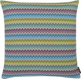 The Cushion Shop Chevron - Sierkussenhoes - 44x44 cm - Blauw