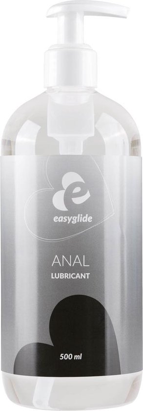 Transparante fles met pompdispenser, EasyGlide Anaal Lube 500ml
