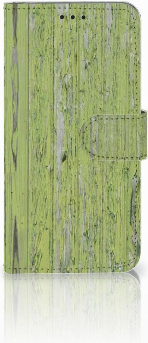 Huawei P30 Lite (2020) Book Style Case Green Wood