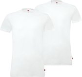 Levi Crew Neck T-shirt Heren Sportshirt casual - Maat S  - Mannen - wit