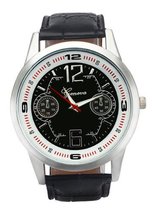 Hidzo Horloge Susenstone ø 37 mm - Zwart - In horlogedoosje