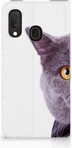 Geschikt voor Samsung Galaxy A20e Hoesje maken Kat