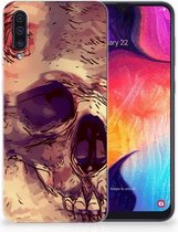 Geschikt voor Samsung Galaxy A50 TPU Hoesje Skullhead