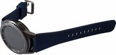 Merkloos Siliconen bandje - Samsung Gear S3 - Blauw