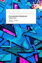 Street Art Composition Notebook 150 Pages 75 Sheets