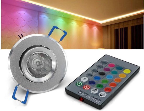 Inbouwspot - LED - Inbouwspotje - Dimbaar - 3 Watt - LED spot | bol.com