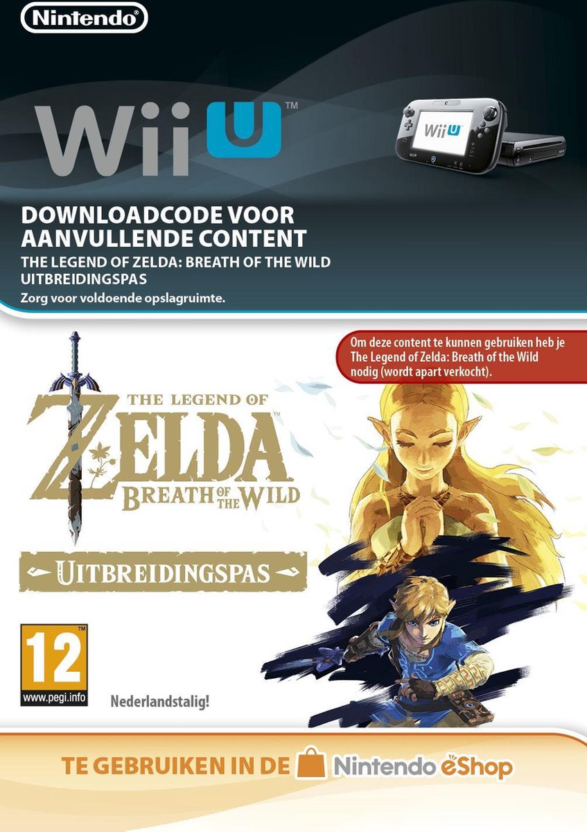 Zelda: Breath of the Wild Expansion Pass - Nintendo Wii U - Nintendo digitaal