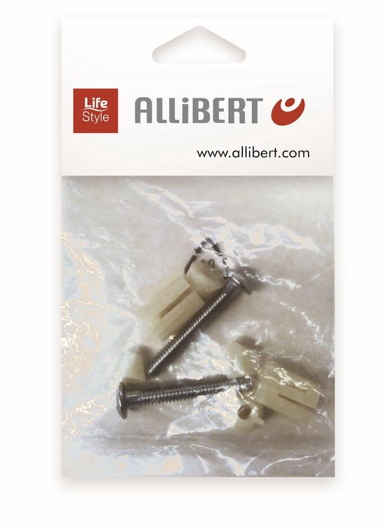 Allibert universele bevestiging-set voor wc-brillen - bevestigen via  bovenzijde | bol.com