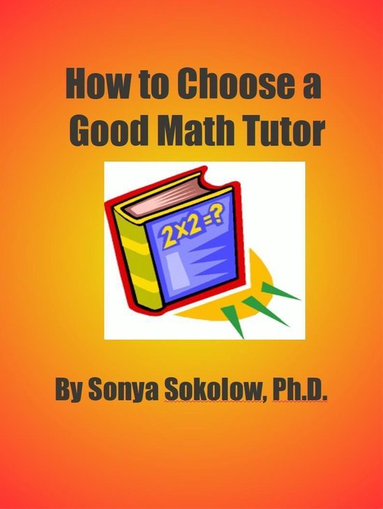 How To Choose A Good Math Tutor - cover