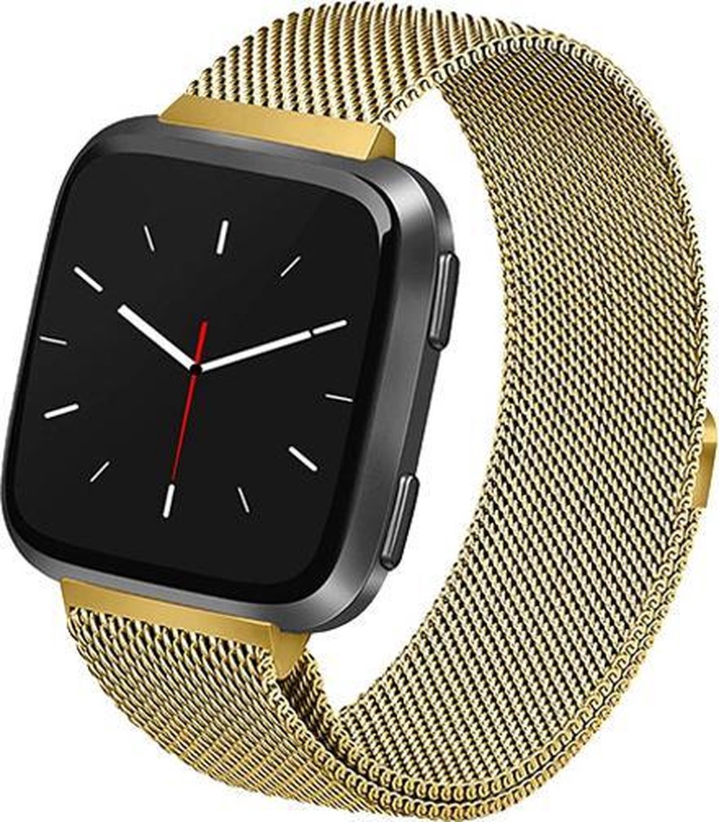 HIPFIT Milanees bandje - Fitbit Versa (Lite) - Goud - Large