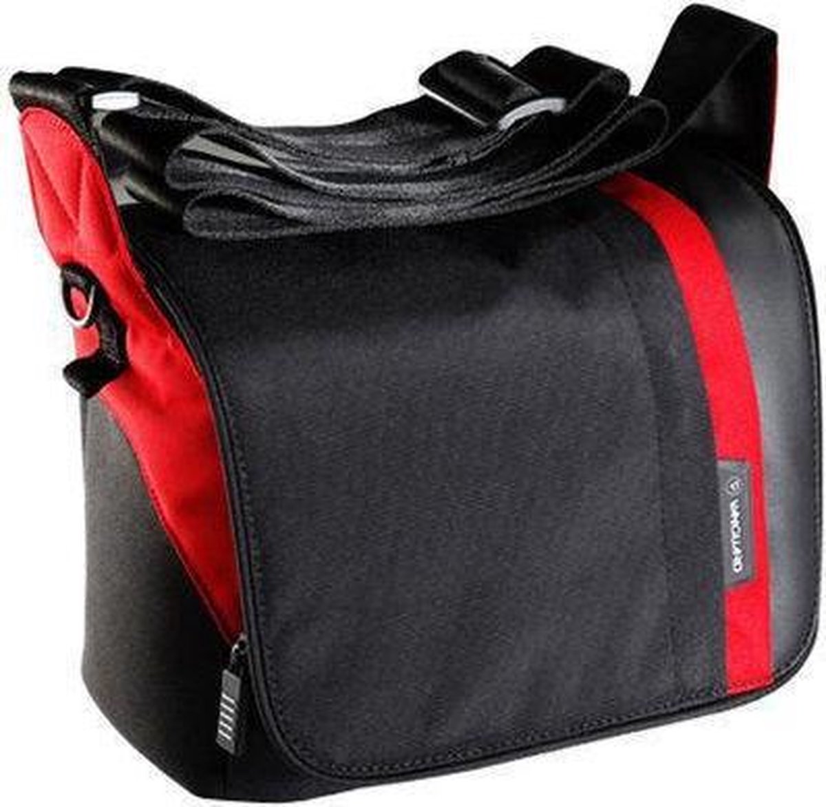 Vanguard Pampas 22  Messenger Veilige en veelzijdige schoudertas 27,5x17x25,5 cm. Zwart Rood