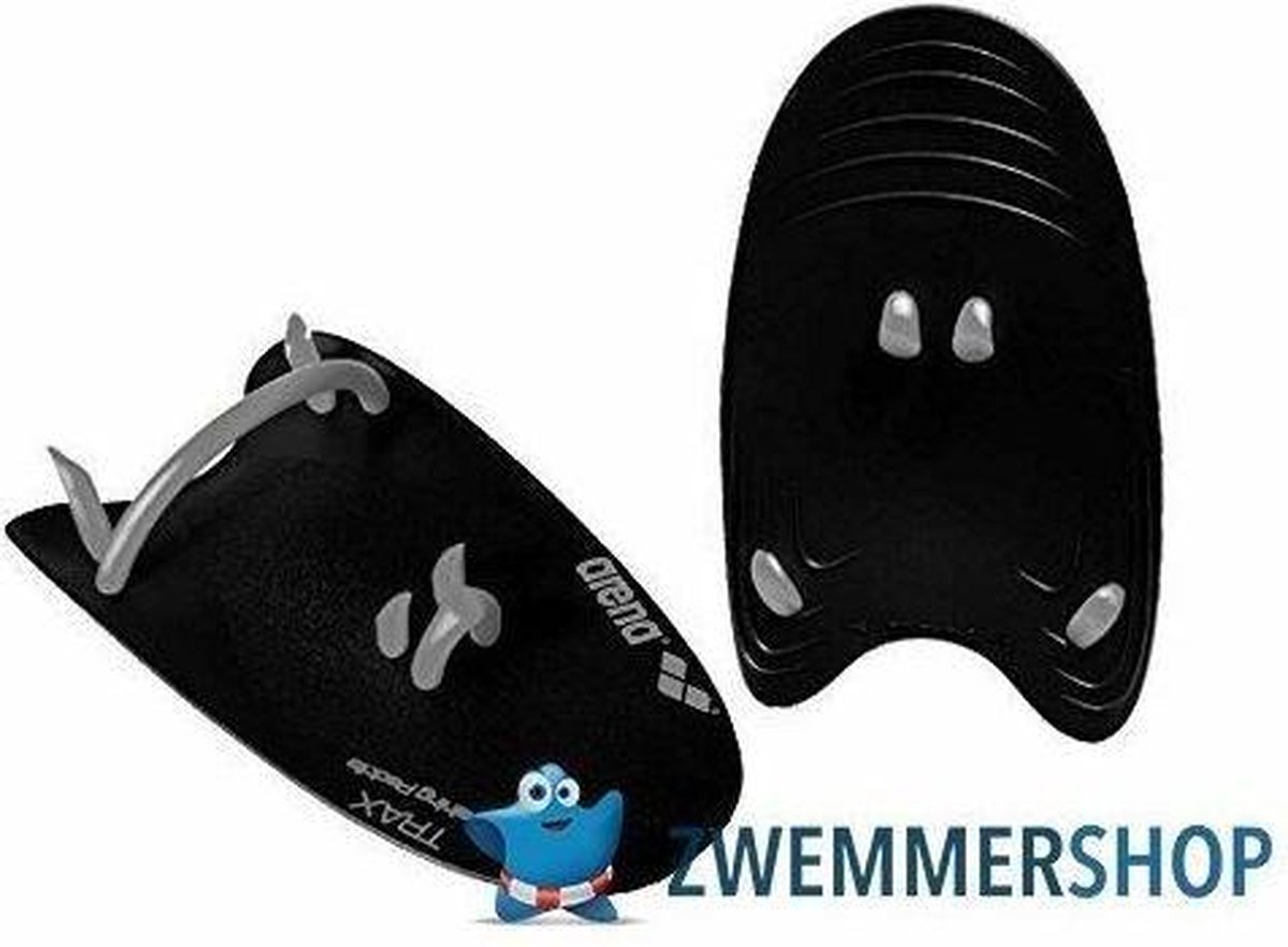 Arena Trax Hand Paddle Zwart