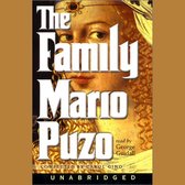 Couverture du livre 'The Family' de Mario Puzo, avec le portrait d'une femme de la Renaissance.