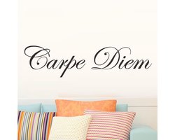 Muursticker tekst Carpe Diem | woonkamer - slaapkamer - keuken |  modern - decoratie - tekststicker
