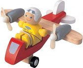 Plan Toys houten Propellervliegtuig