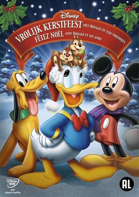 Cover van de film 'Vrolijk Kerstfeest Met Donald En Zijn Vriendjes'