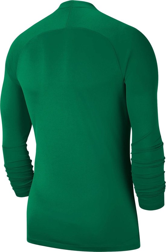 Nike Park Dry First Layer Longsleeve Thermoshirt - Maat S - Mannen - groen/ wit | bol.com