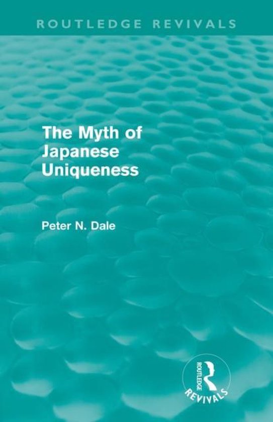 The Myth of Japanese Uniqueness - cover