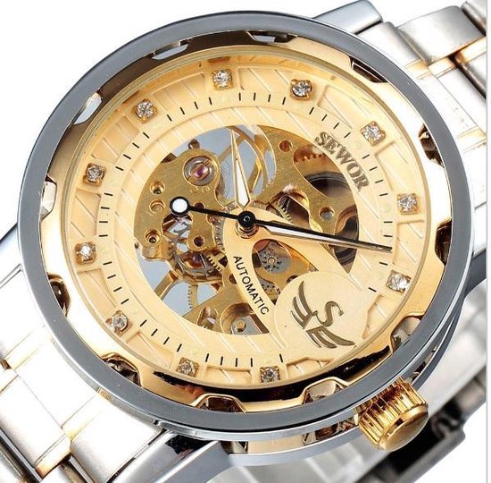 Herenhorloge-automatisch-skeleton-business-super mooi | bol.com