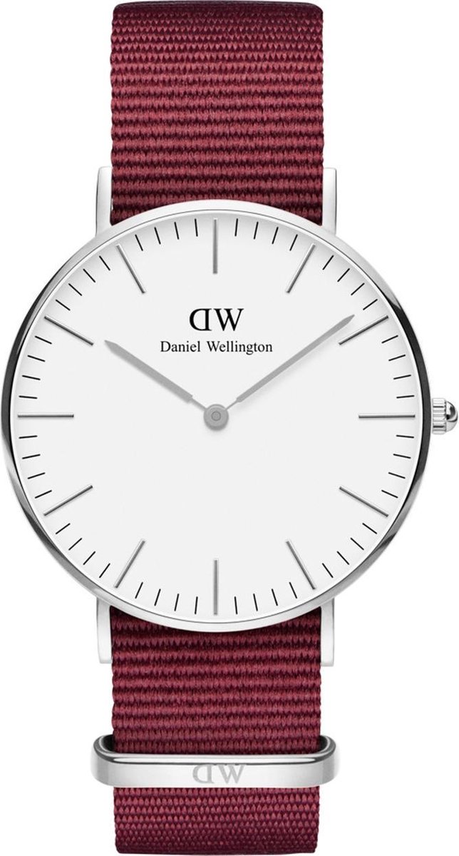 Daniel Wellington Classic Roselyn DW00100272 - Horloge - NATO - Rood - 36mm