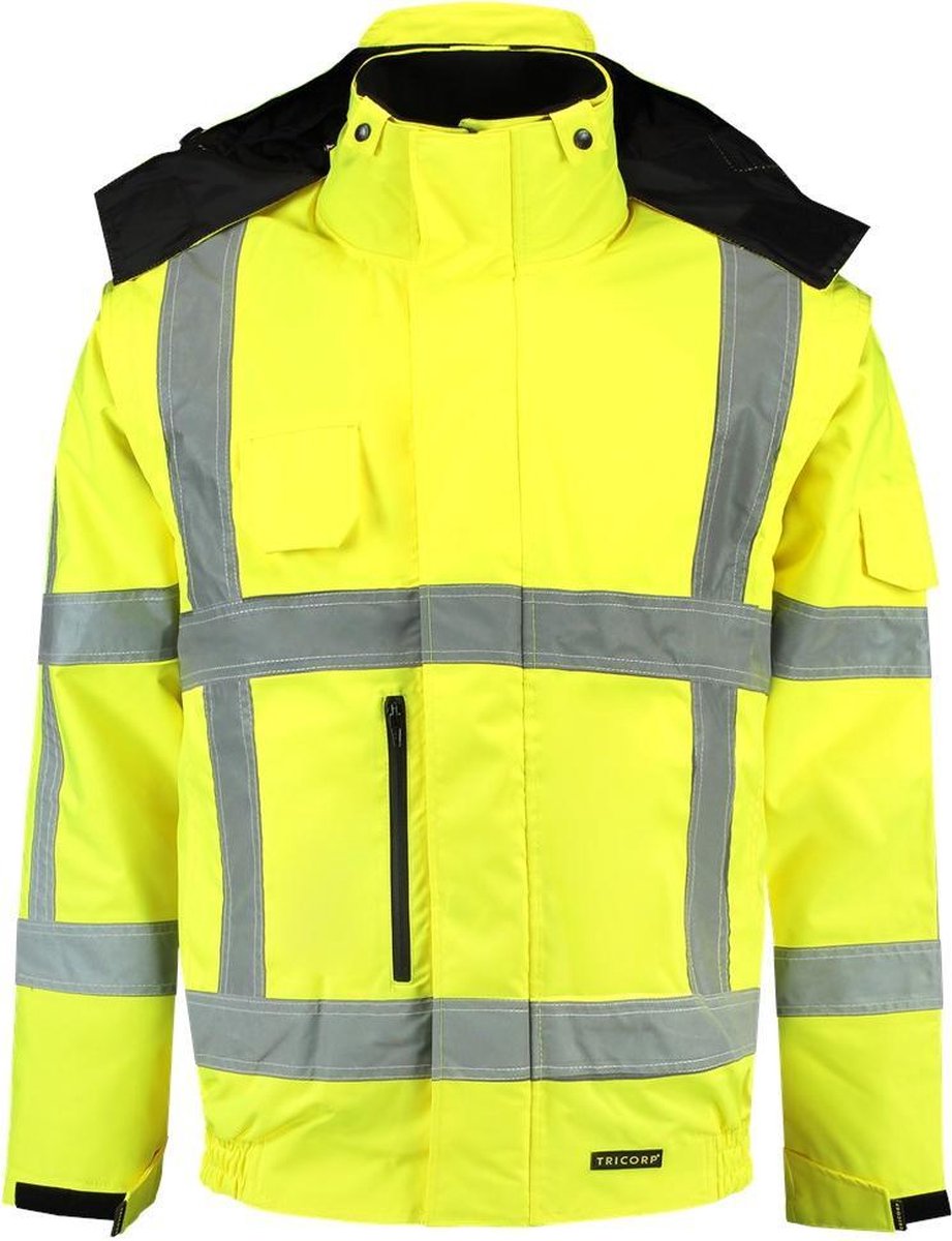 Tricorp Pilotjack - Werkjas 403006 - Fluor Geel - Maat 5XL