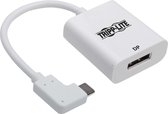 Tripp-Lite U444-06N-DP-RA Right-Angle USB-C to DisplayPort Adapter Cable (M/F) - 3.1, Gen 1, 4096 x 2160 (4K), 5 Gbps, White TrippLite