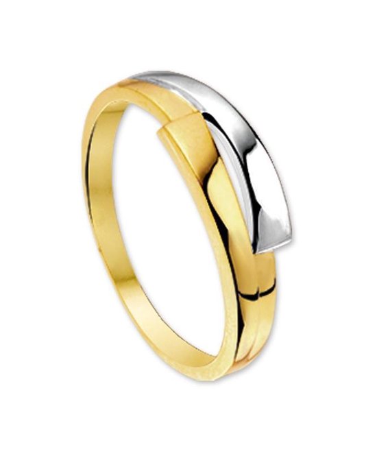 The Jewelry Collection Ring - Bicolor Goud (14 Krt.)