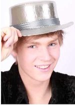 Luxe Lou Bandy hoed zilver