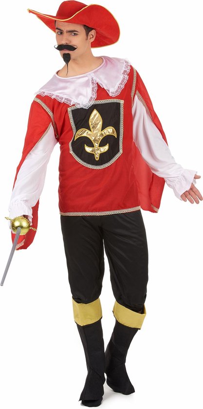 LUCIDA - Fleur de lys musketier kostuum voor mannen - M | bol.com