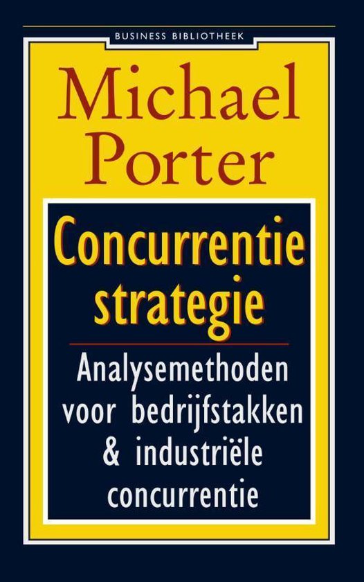 Cover van het boek 'Concurrentiestrategie / druk 11' van Michael E. Porter