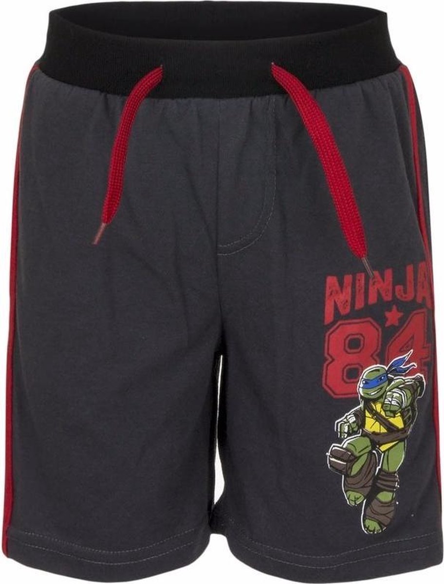 Ninja Turtles korte broek zwart voor jongens 104 (4 jaar)