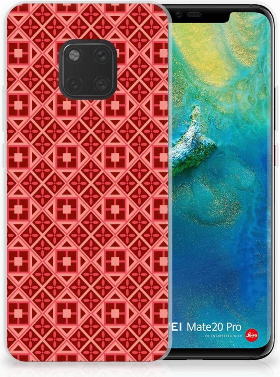 Huawei Mate 20 Pro TPU bumper Batik Rood