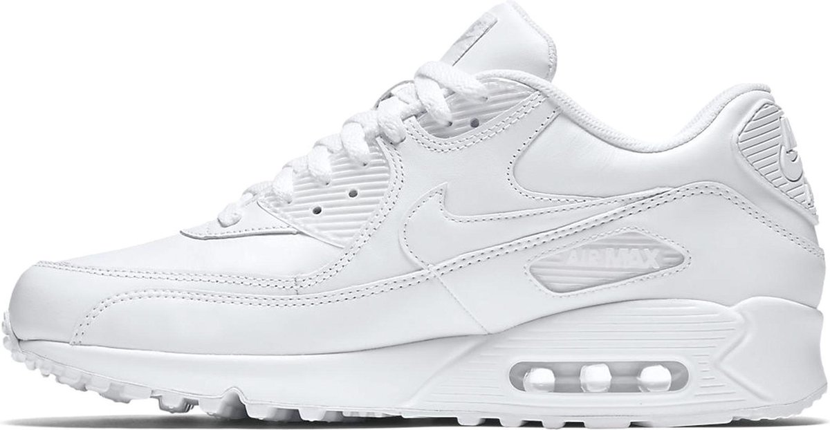 Nike Air Max 90 Leather Sportschoenen - Maat 43 - Mannen - wit | bol.com