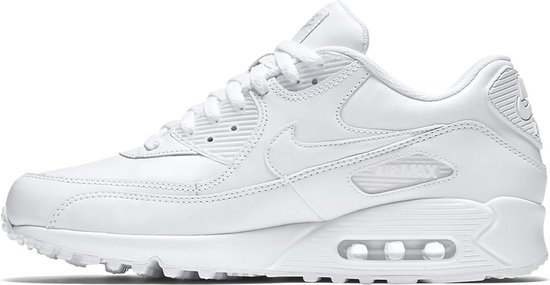 Nike Air Max 90 Leather Sportschoenen - Maat 43 - Mannen - wit | bol.com